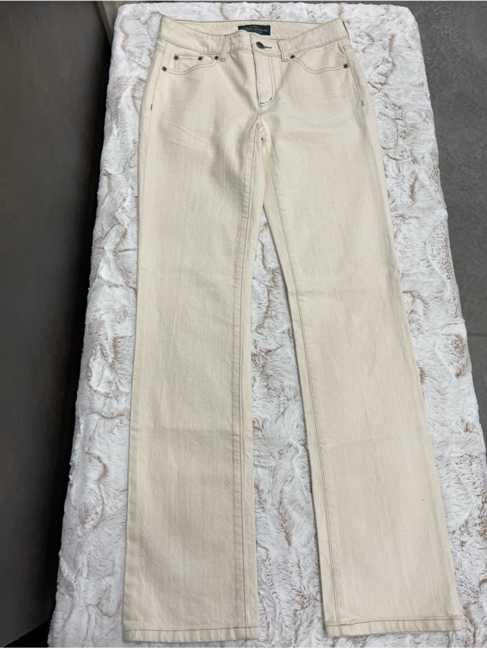 Ralph Lauren Cream flare Leg Jeans
